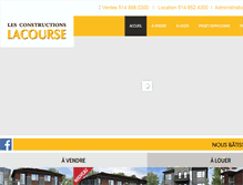 Tablet Screenshot of constructionslacourse.com